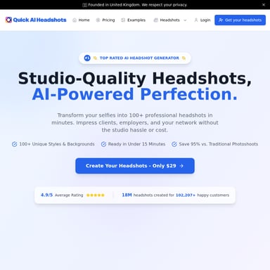 AI Headshot Generator voor Professionele Foto's