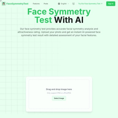 FaceSymmetryTest - AI-powered Facial Symmetry Analysis