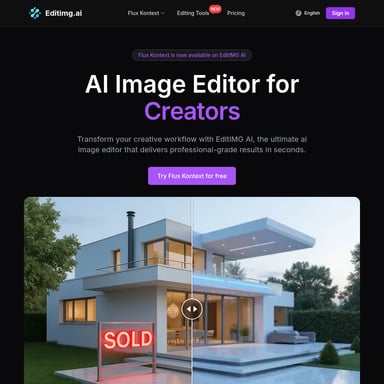 EditIMG AI: Editor de imágenes AI avanzado para creadores