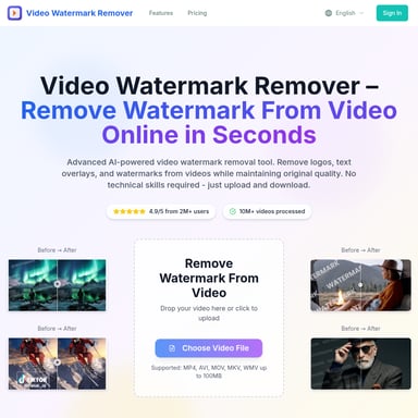 AI-Powered Video Watermark Remover