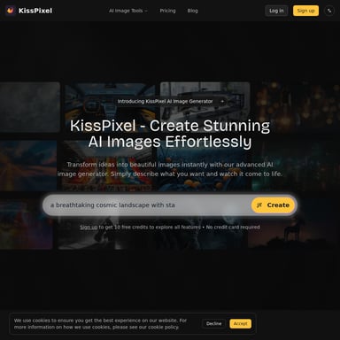 KissPixel AI Image Generator for Effortless Visual Creation