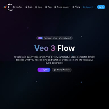 Veo 3 Flow - KI-Videoerstellung auf professionellem Niveau