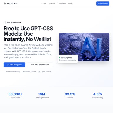 GPT-OSS - Open Source AI Chat Service