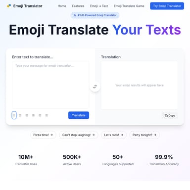 Emoji Translator——AI驱动的智能表情翻译工具