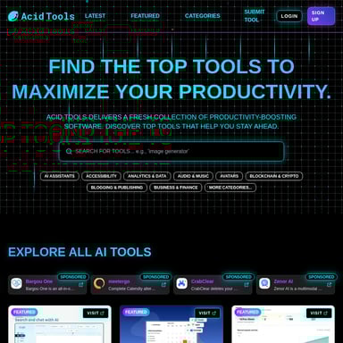 Bargou One: All-in-One AI Suite for Creative and Productivity Tools