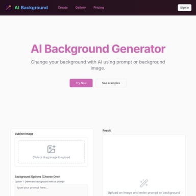 AI Background Generator for Instant Professional Visuals
