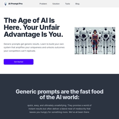 AI Prompt Pro – Individuelle Prompt-Systeme für einzigartige KI-Ergebnisse