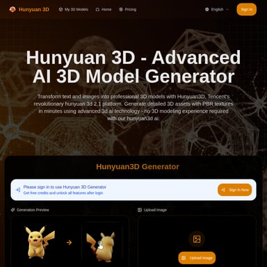 Hunyuan 3D - Zaawansowany generator modeli 3D AI