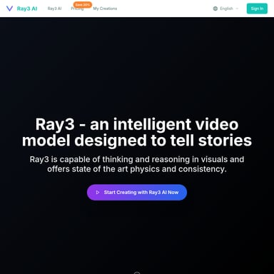 Ray3 AI: Generador de videos cinematográficos con inteligencia artificial