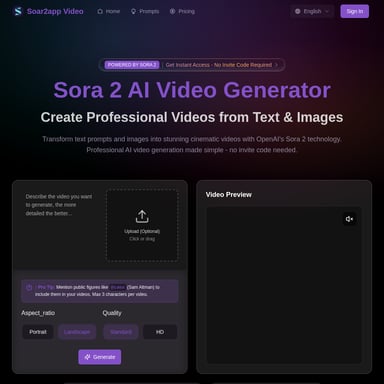 Soar2app Video - Generator wideo AI