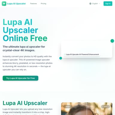 Lupa AI Upscaler: KI-unterstützte 4K-Bildvergrößerung
