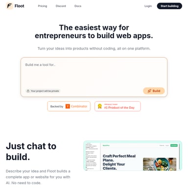 Floot: platforma all-in-one do tworzenia aplikacji web bez kodowania z AI i hostingiem