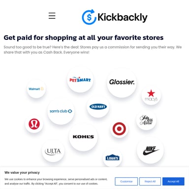 Kickbackly Cashback Program