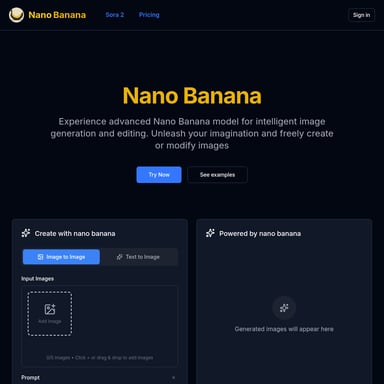 Nano Banana: Интеллектуальная генерация изображений на базе ИИ