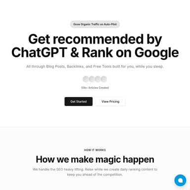 Automated SEO Growth with AI-Optimized Content and Backlinks