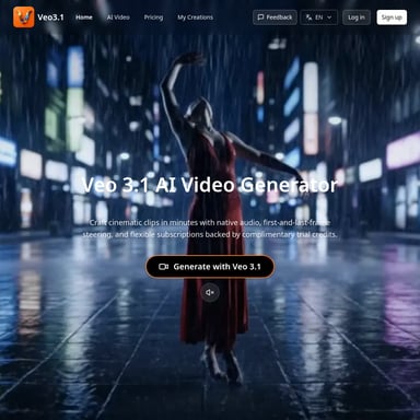 Veo 3.1 AI Video Generator