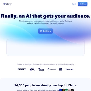 Elaris - AI do tworzenia skutecznych treści marketingowych