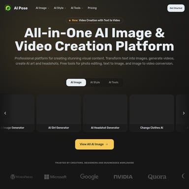 AiPose - Генератор Изображений AI Tool Screenshot