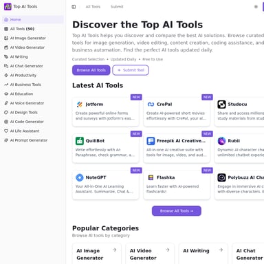 Top AI Tools - Код и IT AI Tool Screenshot