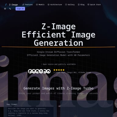 z image - 이미지 생성기 AI Tool Screenshot