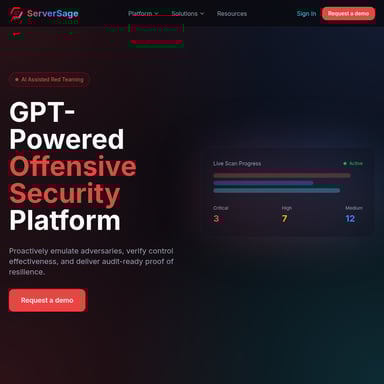 Serversage.ai - Код и IT AI Tool Screenshot