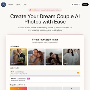 couple-ai - Arquitectura y Diseño AI Tool Screenshot