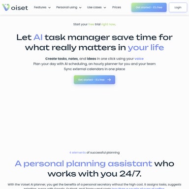 Voiset - Produktywność AI Tool Screenshot