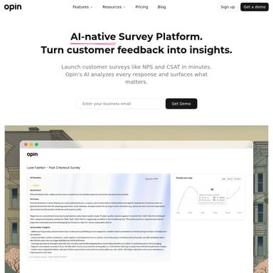 Opin - 客户支持 AI Tool Screenshot