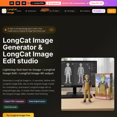 LongCat Image  - Image Generator AI Tool Screenshot