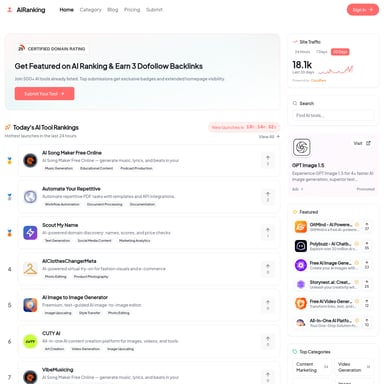 Ai Ranking - Продуктивность AI Tool Screenshot