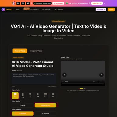 VO4 AI - Video AI Tool Screenshot