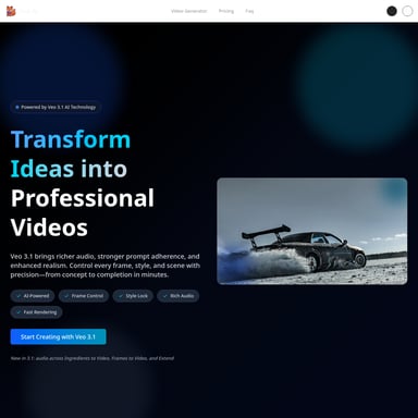 Voe Ai - Video AI Tool Screenshot