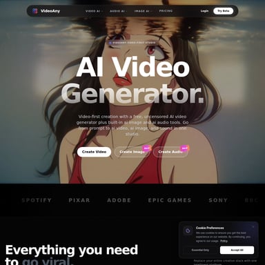VideoAny - 图像生成器 AI Tool Screenshot