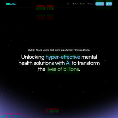 BlissBot - チャットボット AI Tool Screenshot