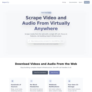 Importly.io - Video AI Tool Screenshot