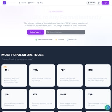 urltoany - Creators Toolkit AI Tool Screenshot