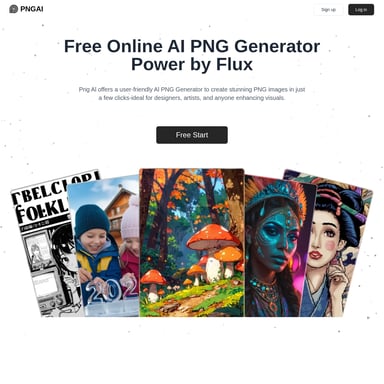 PNG AI - Image Generator AI Tool Screenshot