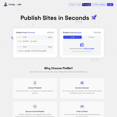 PinMe - Kod i IT AI Tool Screenshot