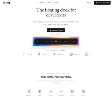 Snap - Code & IT AI Tool Screenshot
