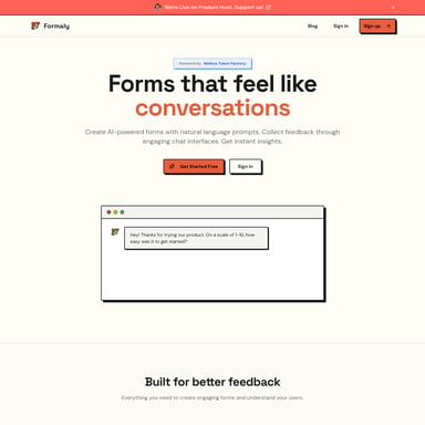 Formaly - 销售与市场营销 AI Tool Screenshot