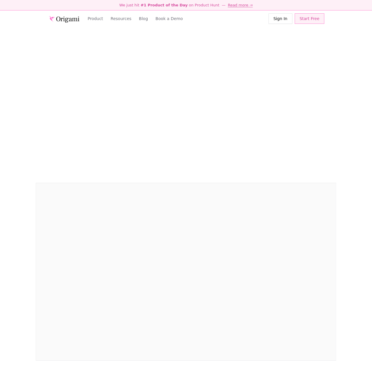 Origami.chat - 영업 및 마케팅 AI Tool Screenshot