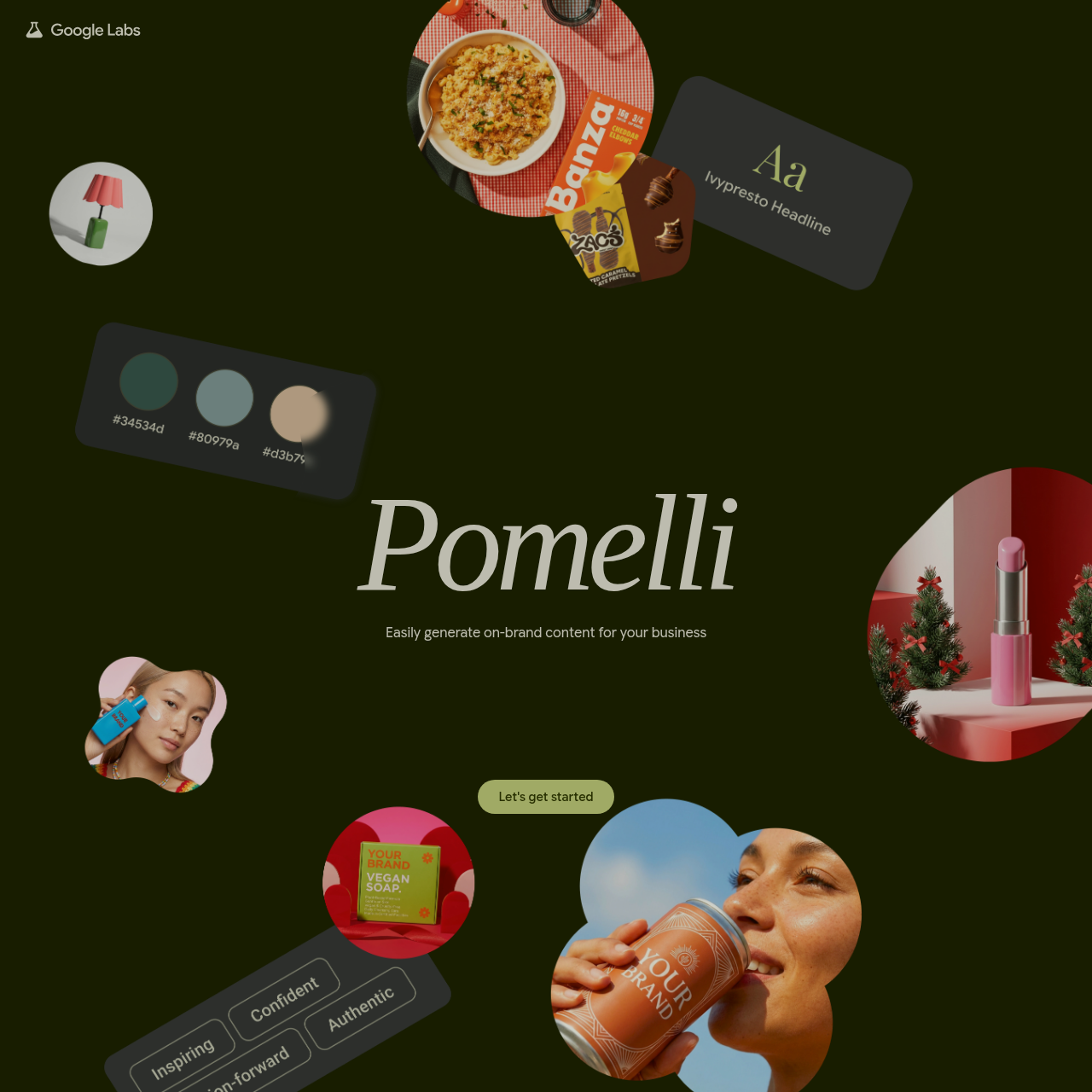 Google Pomelli - Sales & Marketing AI Tool Screenshot