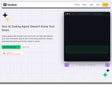 Straion - 코드 및 IT AI Tool Screenshot