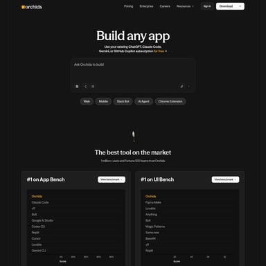 Orchids 1.0 - Code & IT AI Tool Screenshot