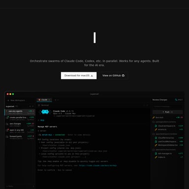 Superset - Code & IT AI Tool Screenshot