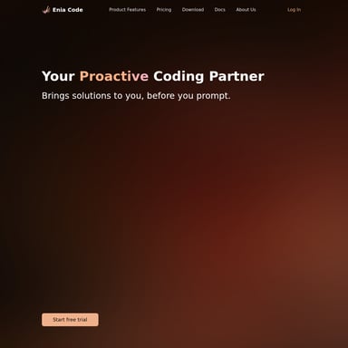 Enia Code - コードとIT AI Tool Screenshot