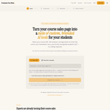 Coursekit - Инструменты для Создателей AI Tool Screenshot