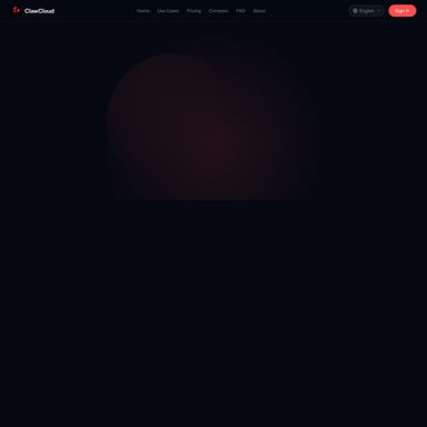 ClawCloud - Research Assistant AI Tool Screenshot