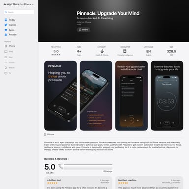 Pinnacle - Produktivität AI Tool Screenshot
