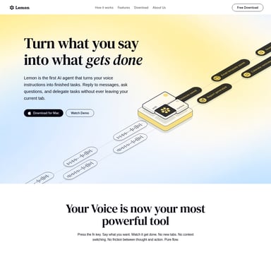 Lemon - Productivité AI Tool Screenshot
